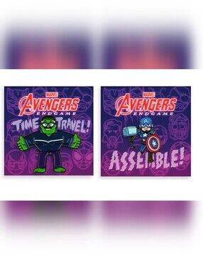 Set - Mondo Marvel Avengers Endgame 3 Enamel Pins - HTF